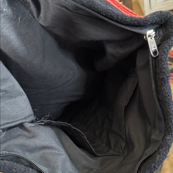 Vintage El Paso Saddle Blanket Co Tote Bag in Tan, Black & Red - Picture 6 of 6